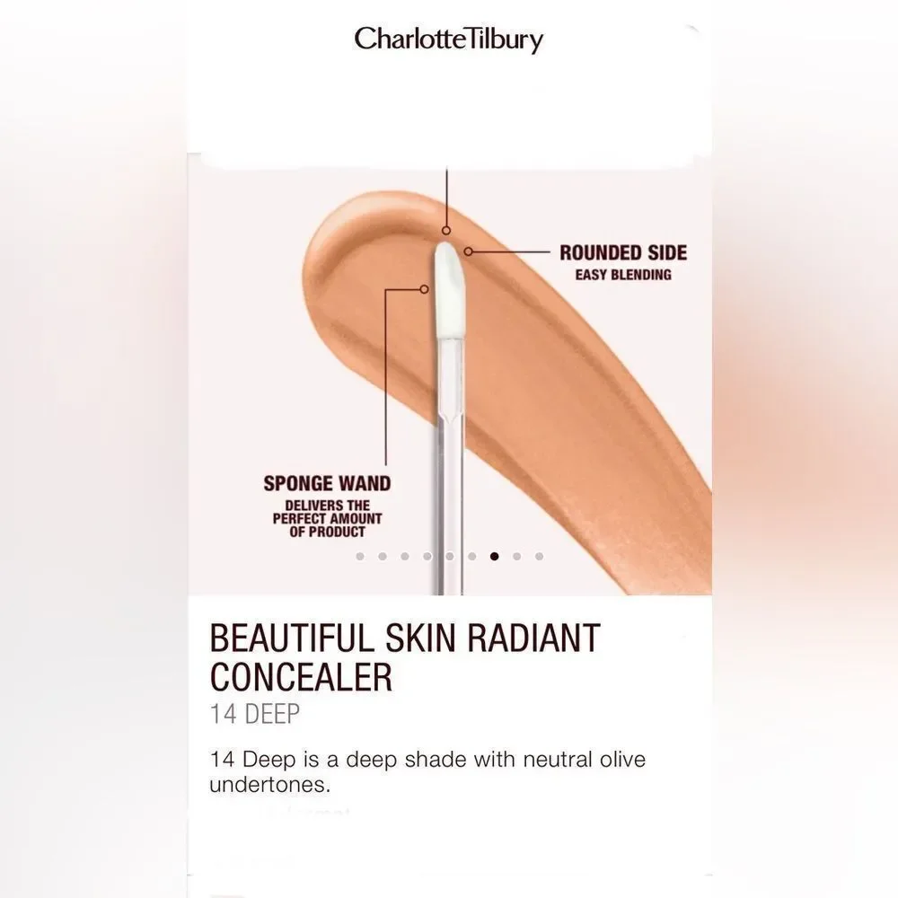 Charlotte Tillbury Beautiful Skin Radiant Concealer in “Deep” *BNIB - Picture 2 of 5